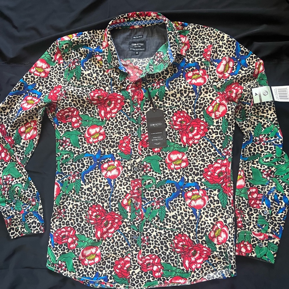 Cheeta Print Button Down